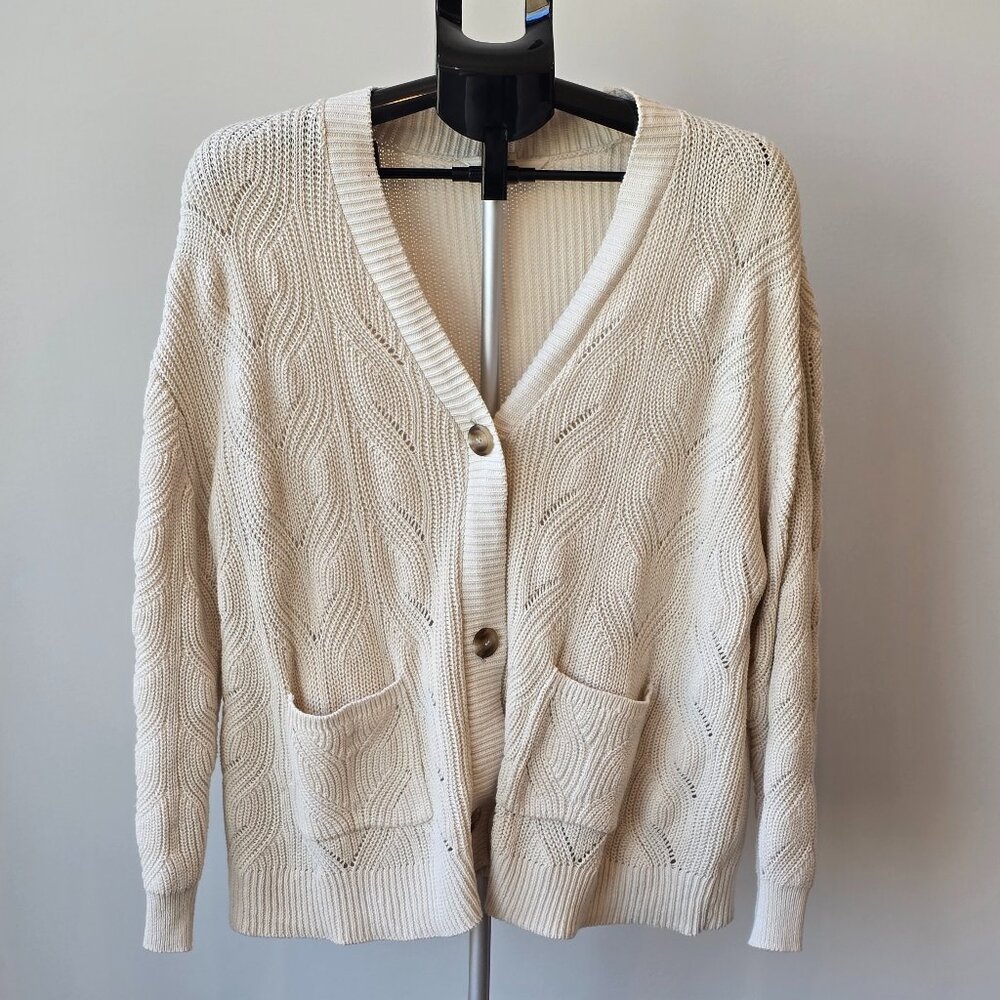 Button Front Cardigan, Size: 2X